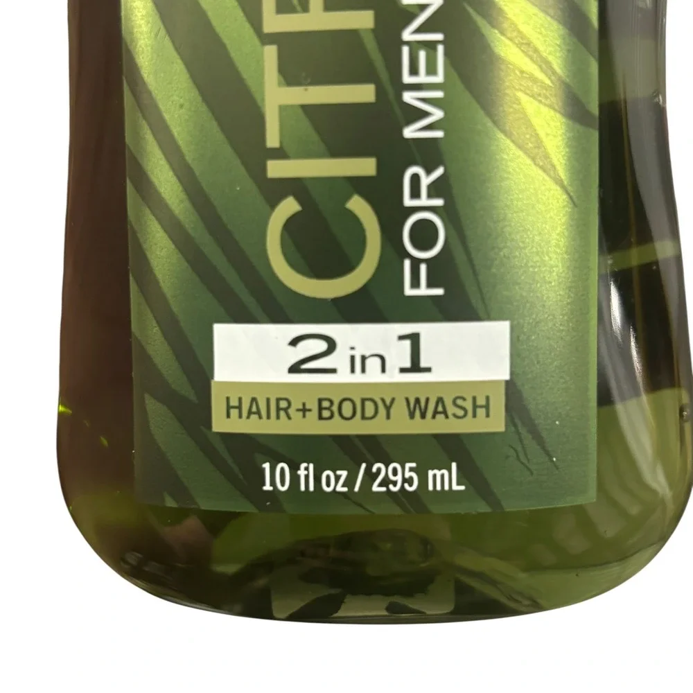 Bath & Body Works Citron for Men 2 in 1 Hair Body Wash 10oz Signature Collection